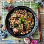 FOTO ARROZ FRITO DE CHIPIRONES Y SHITAKES