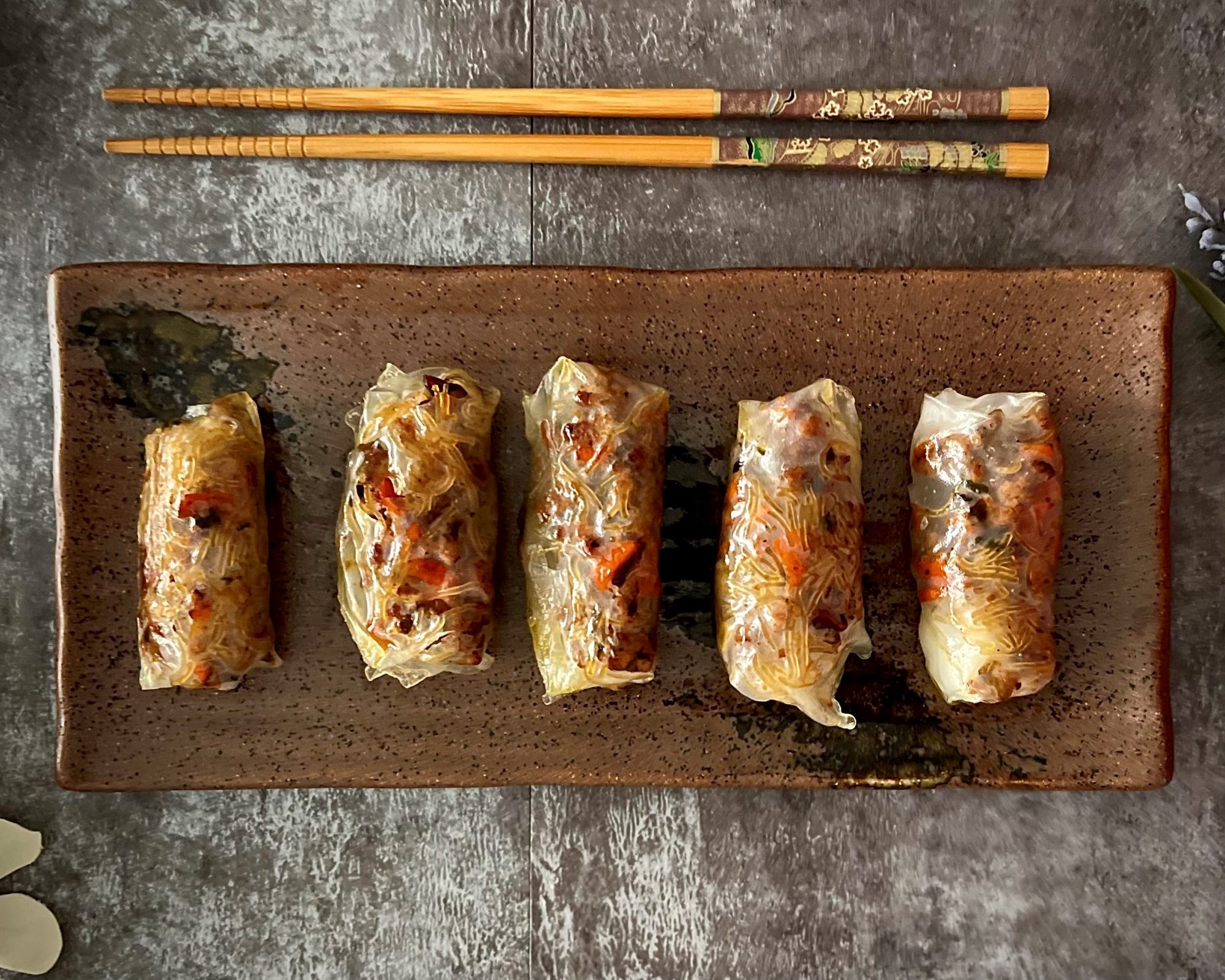 Rollitos frescos de papel de arroz y gambas estilo vietnamita - Tengo un  horno y sé cómo usarlo