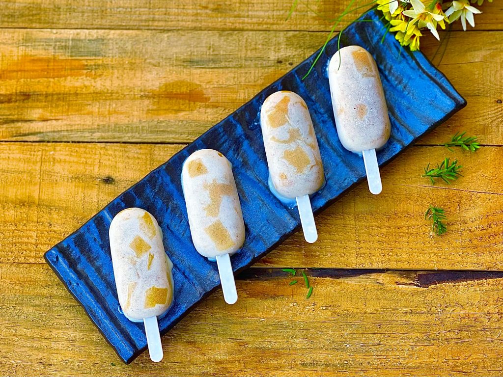 POLOS CREMOSOS DE ARROZ CON LECHE Y MANGO