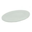 Plato Oval Porcelana 10,25"  - Blanco