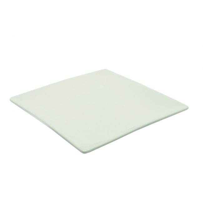 Plato Cuadrado 25cm - Blanco