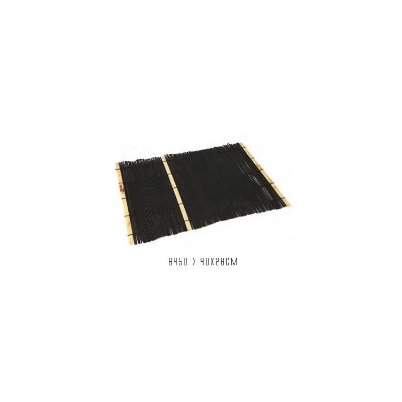 Salvamanten rectangular, 28,5x47cm. Modelo: " Negro-bambu". Salvamanten rectangular, 28,5x47cm. Modelo: " Negro-bambu".