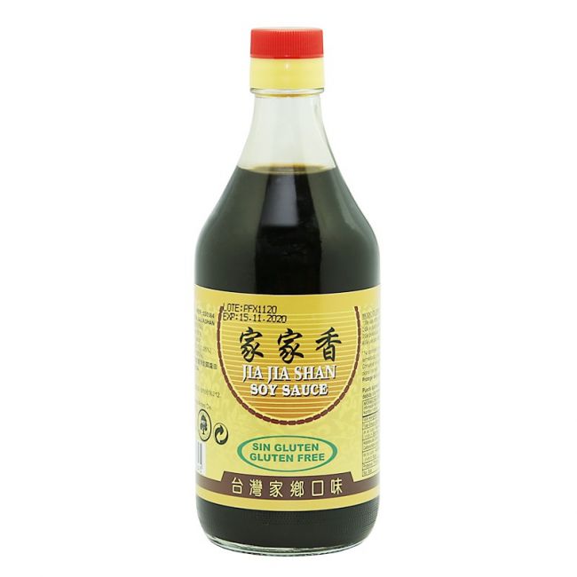 Salsa soja sin gluten (JIA JIA SHAN) 500 ml