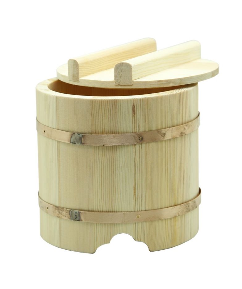 Termo de madera para arroz (OHITSU) 21X18 cm