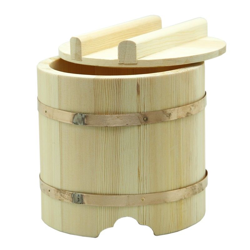 Termo de madera para arroz (OHITSU) 27X21 cm Termo de madera para arroz (OHITSU) 27X21 cm