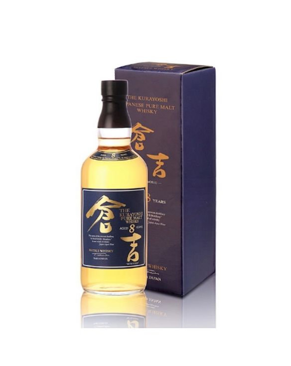 Whisky japonés pure malt (KURAYOSHI) 8 año (Alc.43%) 70cl