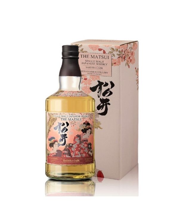 Whisky japonés single malt " SAKURA CASK" (MATSUI) (Alc.48%) 70cl