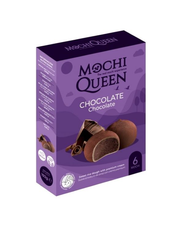 Mochi delux chocolate 6pcs (MOCHI QUEEN) 192g