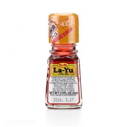 Aceite de sésamo con guindillas LA-YU (S&B). 33 ml