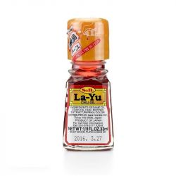 Aceite de sésamo con guindillas LA-YU (S&B). 33 ml