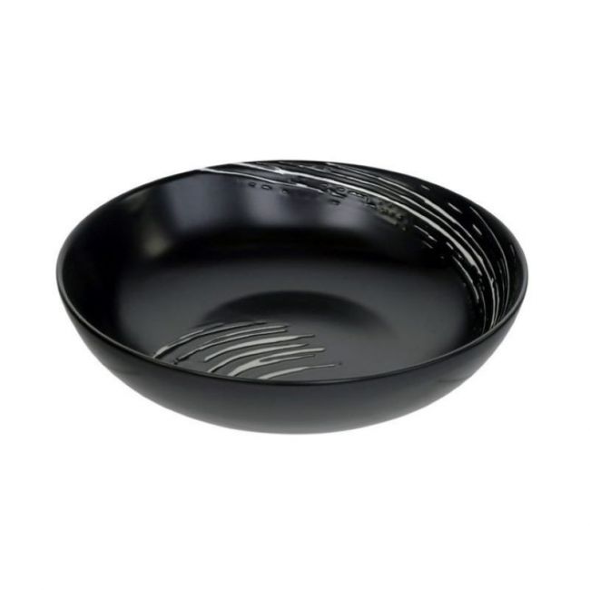 Cuenco 17.8x4.5cm Porcelana "Black Maru"