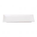 Plato Rectangular 26x11cm Porcelana "Blanco"