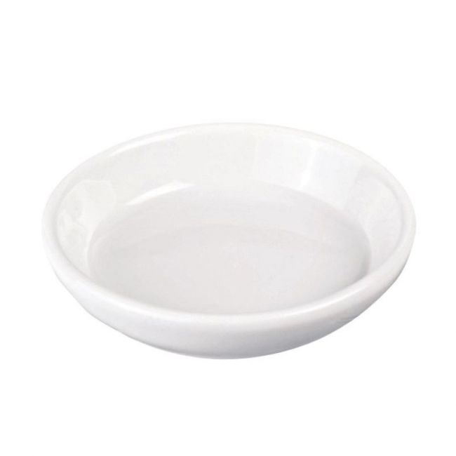 Plato Redondo para Salsa 9cm Porcelana "Blanco"