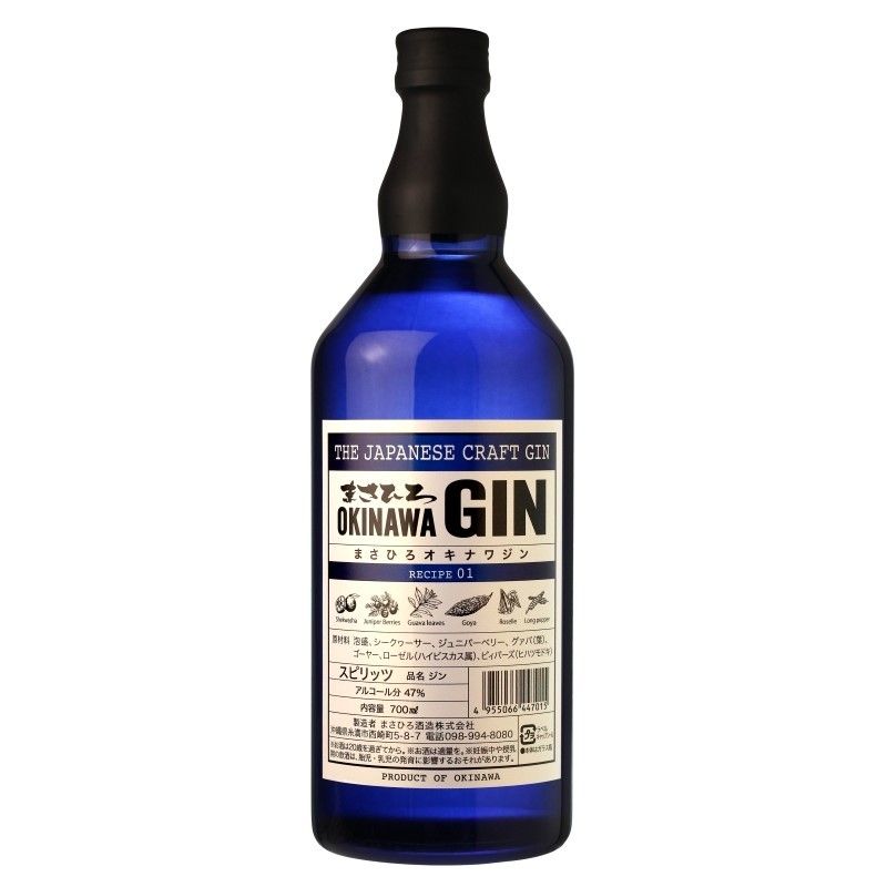 Gin japanese craft masahiro (OKINAWA) (Alc.47%) 70cl Gin japanese craft masahiro (OKINAWA) (Alc.47%) 70cl