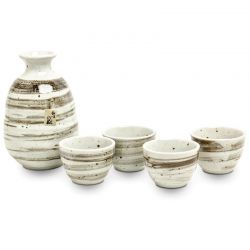 Set Sake Porcelana...