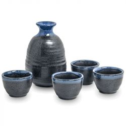 Set Sake Porcelana...