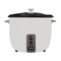 Olla Eléctrica 2,5LT Tapa de Cristal Blanca "ESTANTERANIA" 900W