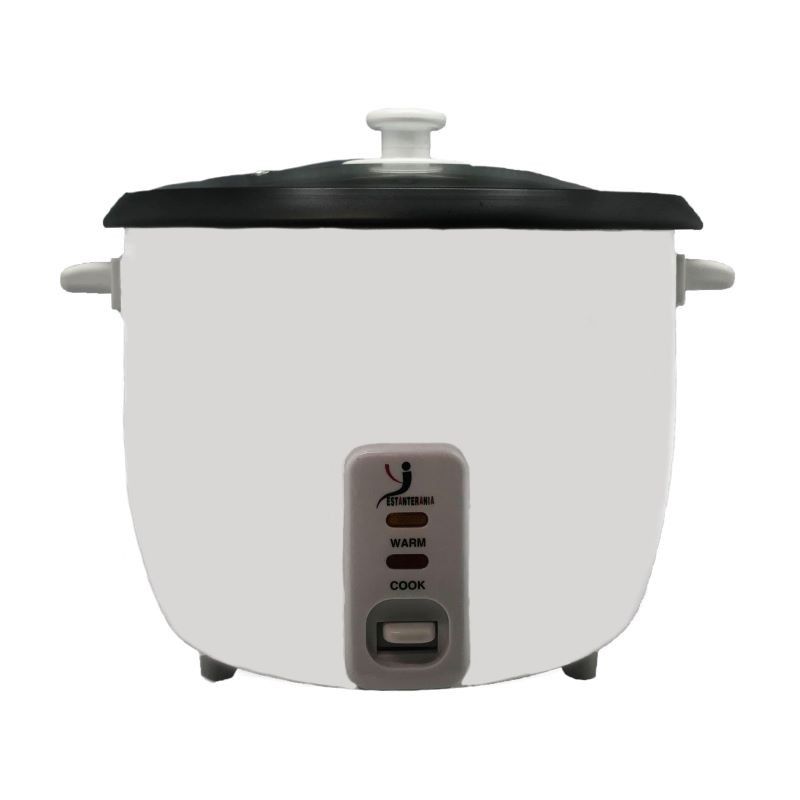 Olla Eléctrica 2,5LT Tapa de Cristal Blanca "ESTANTERANIA" 900W Olla Eléctrica 2,5LT Tapa de Cristal Blanca "ESTANTERANIA" 900W