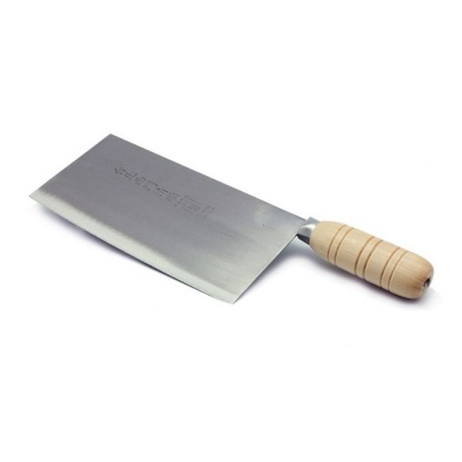 Cuchillo Hacha Mango Madera 32cm (TAIWAN) Acero inox.