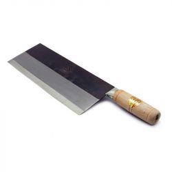 Cuchillo Hacha Mango Madera 35cm Acero inox.