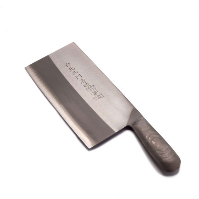 Cuchillo Hacha Mango Metal 33cm (TAIWAN) Acero inox.