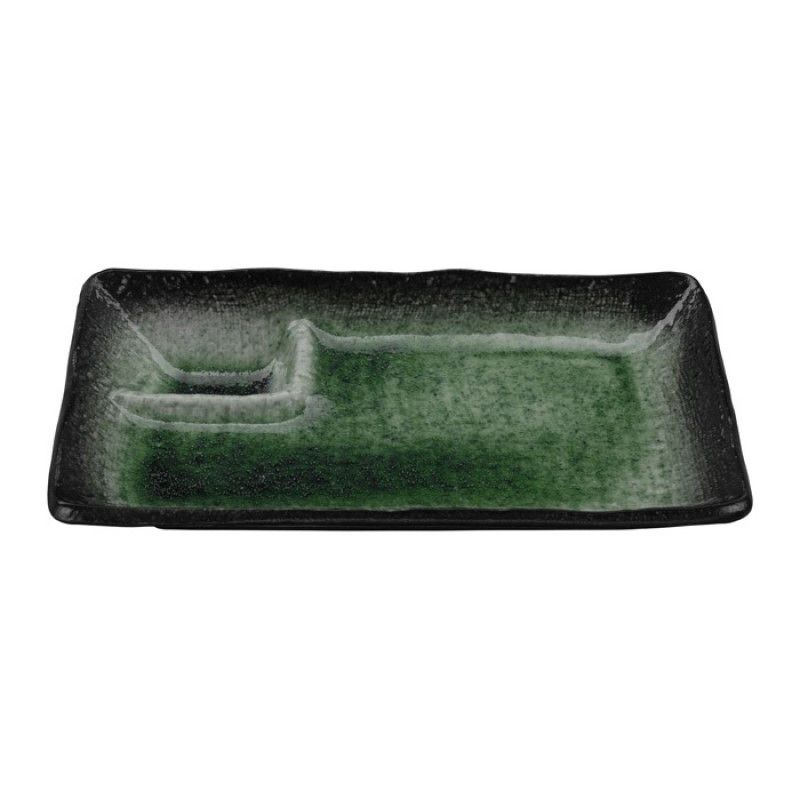 Plato Rectangular Dividido 21x13,5cm "Yuzu Ginga" Plato Rectangular Dividido 21x13,5cm "Yuzu Ginga"