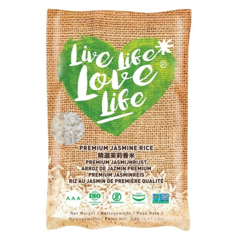 Arroz Jazmín Premium (LIVE LIFE LOVE LIFE) 0,91kg Arroz Jazmín Premium (LIVE LIFE LOVE LIFE) 0,91kg