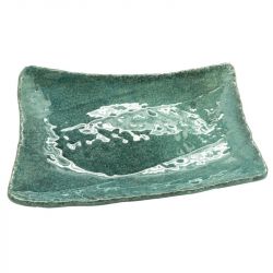 Plato rectangular 18,5x13,5cm. Modelo: "yamasaku azur"
