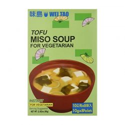 Imagén: Sopa Miso Vegetariana (WEI TAO) 80g (8 sobres)