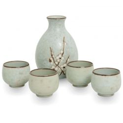 Set de sake con jarra "soshun"