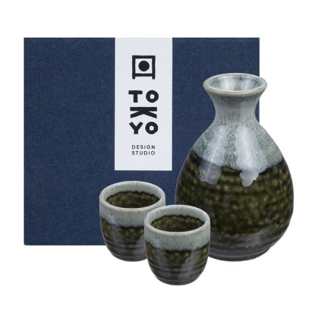 Set de Sake. Modelo:"Verde".