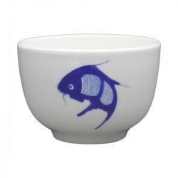 Taza Porcelana de té - Pez 8x5cm.