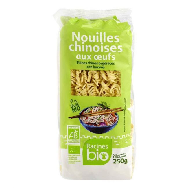 Fideos Chinos Orgánicos con Huevo BIO (RACINES BIO) 250g