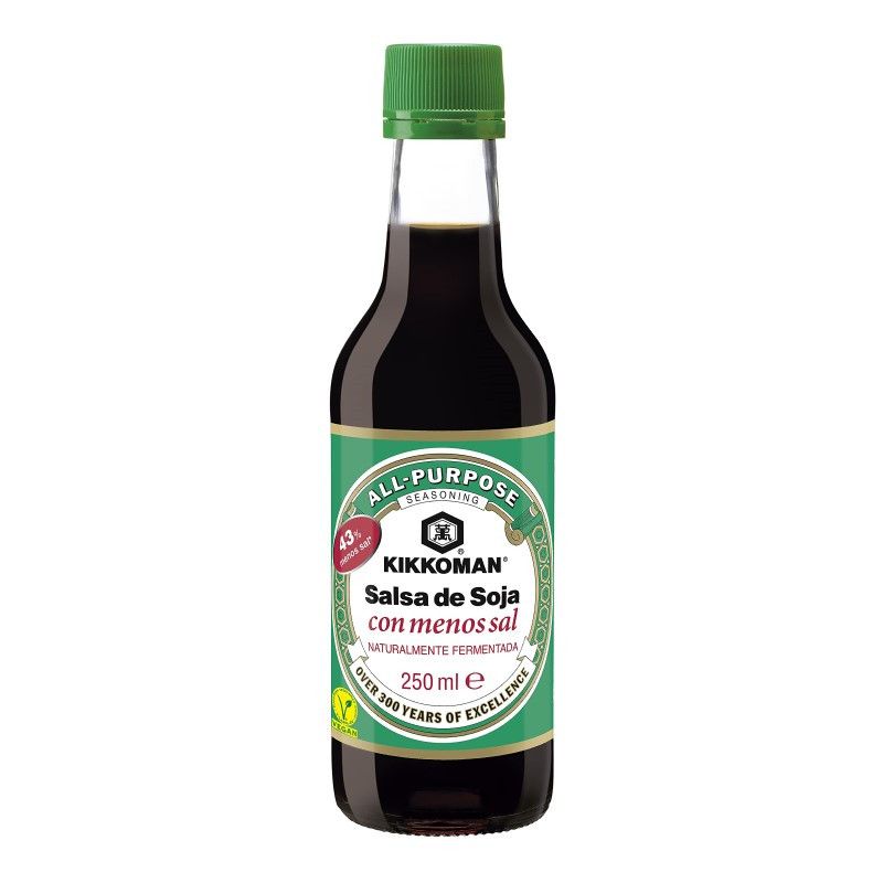 Salsa de Soja Baja en Sal (KIKKOMAN) 250ml Salsa de Soja Baja en Sal (KIKKOMAN) 250ml