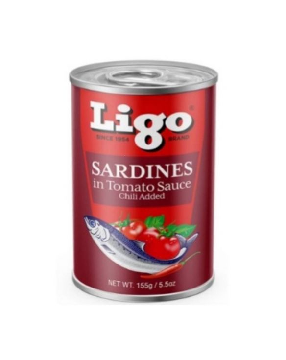 Sardinas en salsa de tomate picante (LIGO) 155g