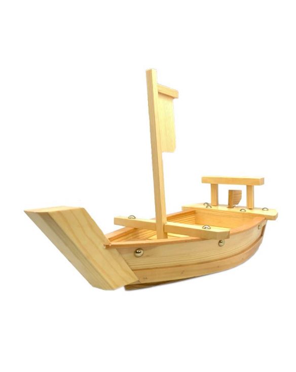 Barco de Madera para Sushi de 43 cm