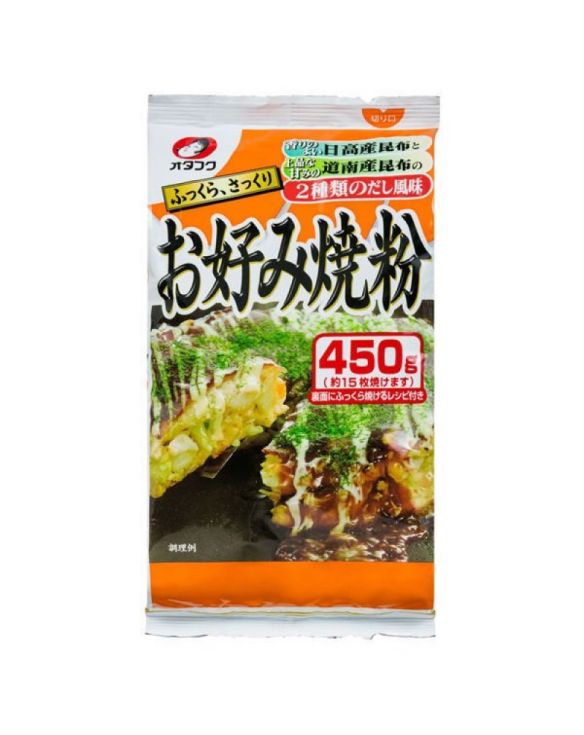 Harina especial para Okonomiyaki (OTAFUKU). 450 g