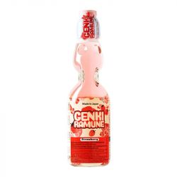 Bebida Gaseosa Fresa (GENKI RAMUNE) 200ml
