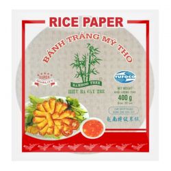 Papel de arroz Deep-Fry 22cm redondo (BAMBOO TREE-TUFOCO) 400g