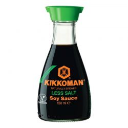 Salsa de soja KIKKOMAN baja en sal de 150 ml