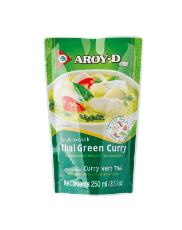 Salsa de curry verde (AROY-D) 250ml