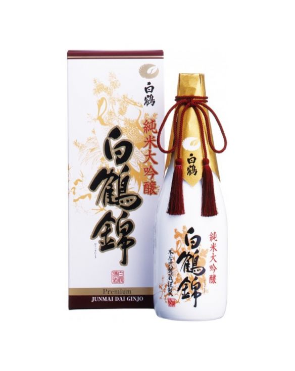 Sake Nishiki Junmai Dai Ginjo Premium (HAKUTSURU) 720ml (Alc.15,5%)
