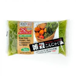 Imagén: Fideo shirataki konjac de espinacas (ISHIBASHIYA) 200g