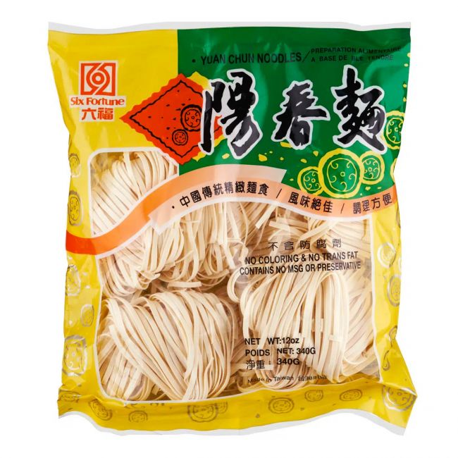 Tallarines Yang chun tipo tagliatelle (SIX FORTUNE) 340g