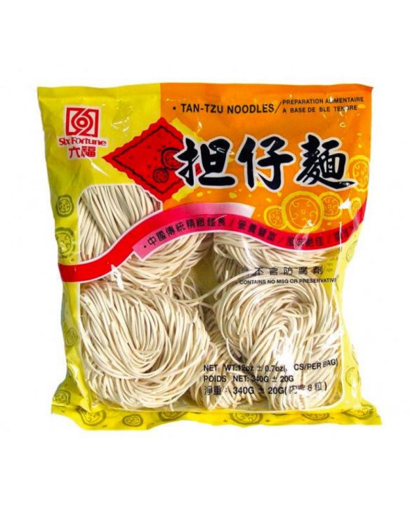 Tallarines tan tzu street noodles (SIX FORTUNE). 340 g