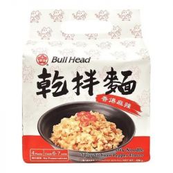 Tallarines sabor Pimienta Sichuan Picante (BULL HEAD) 456g