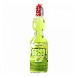 Bebida gaseosa melón (GENKI RAMUNE) 200ml