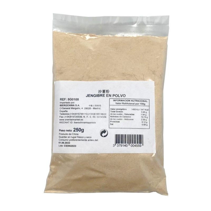 Jengibre en polvo (LONGETIVITY) 250g Jengibre en polvo (LONGETIVITY) 250g