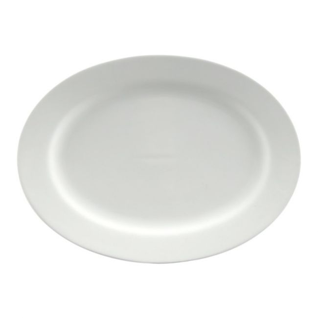 Plato Ovalado 9,25" - Blanco