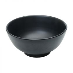 CUENCO 17x9CM PORC. "negro mate"